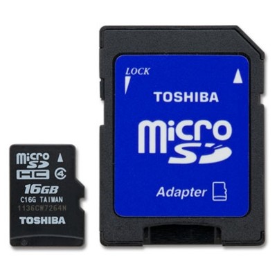 MICRO SD 16 GB TOSHIBA