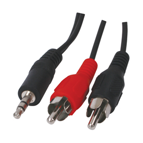 CABLE MINIJACK M - RCA M 2.50 M