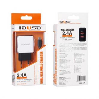 CARGADOR MICRO USB  2 EN 1  NEGRO  2. - Ver los detalles del producto