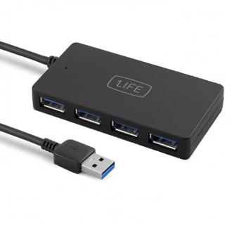 HUB USB 1LIFE 4XUSB NEGRO - Ver los detalles del producto